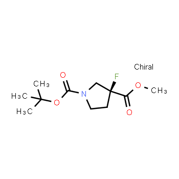 1438852-71-1 | 1-tert-butyl 3-methyl (3S)-3-fluoropyrrolidine-1,3-dicarboxylate