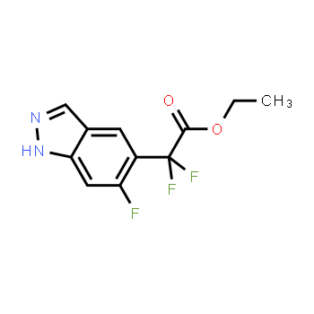 1440965-39-8 | ethyl 2,2-difluoro-2-(6-fluoro-1H-indazol-5-yl)acetate