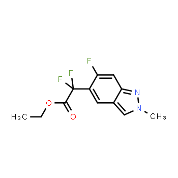 1440965-40-1 | ethyl 2,2-difluoro-2-(6-fluoro-2-methyl-2H-indazol-5-yl)acetate