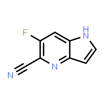 1445856-48-3 | 1h-pyrrolo[3,2-b]pyridine-5-carbonitrile, 6-fluoro-