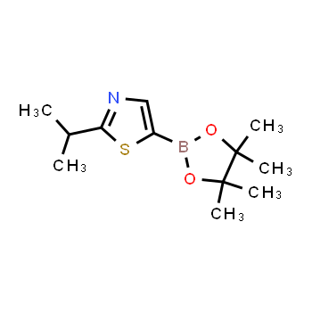 1446481-20-4 | 2-isopropyl-5-(4,4,5,5-tetramethyl-1,3,2-dioxaborolan-2-yl)thiazole