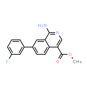 1449278-33-4 | methyl 1-amino-7-(3-fluorophenyl)isoquinoline-4-carboxylate