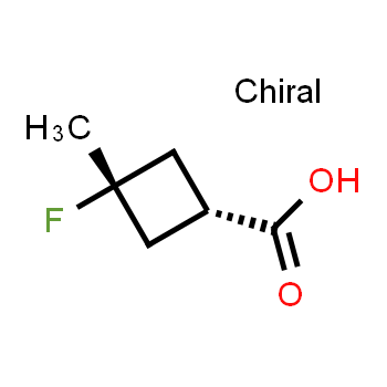 1455037-45-2 | cis-3-fluoro-3-methylcyclobutane-1-carboxylic acid