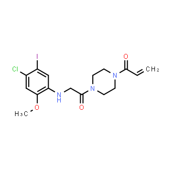 1469337-92-5 | 1-(4-(2-(4-chloro-5-iodo-2-methoxyphenylamino)acetyl)piperazin-1-yl)prop-2-en-1-one