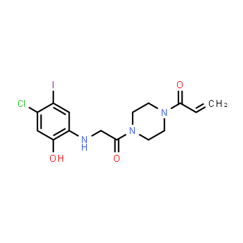 1469337-95-8 | 1-(4-(2-(4-chloro-2-hydroxy-5-iodophenylamino)acetyl)piperazin-1-yl)prop-2-en-1-one