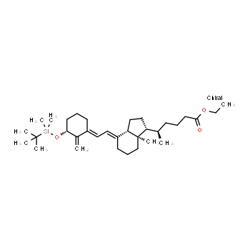 147125-14-2 | (R)-ethyl 5-((1R,3aS,7aR,E)-4-((E)-2-((R)-3-((tert-butyldimethylsilyl)oxy)-2-methylenecyclohexylidene)ethylidene)-7a-methyloctahydro-1H-inden-1-yl)hexanoate