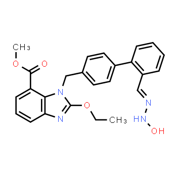 147403-65-4 | 2-ethoxy-1-((2'-((hydroxyamino)iminomethyl)(1,1'-biphenyl)-4-yl)methyl)-1h-benzimidazole-7-carboxylic acid methyl ester