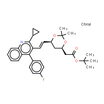 147489-06-3 | t-Butyl (3R,5S)-7-[2-cyclopropyl-4-(4-fluorophenyl)quinolin-3-yl]-3,5-isopropylidenedioxy-6-heptenoate