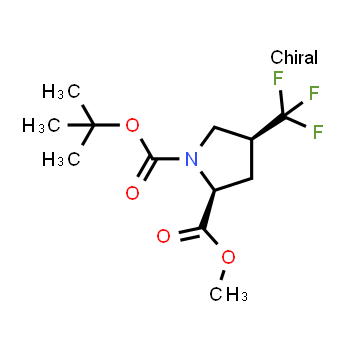 1523541-90-3 | 1-tert-butyl 2-methyl (2s,4s)-4-(trifluoromethyl)pyrrolidine-1,2-dicarboxylate