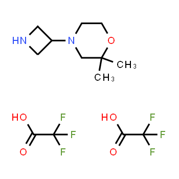 1523606-35-0 | 4-(azetidin-3-yl)-2,2-dimethylmorpholine; bis(trifluoroacetic acid)