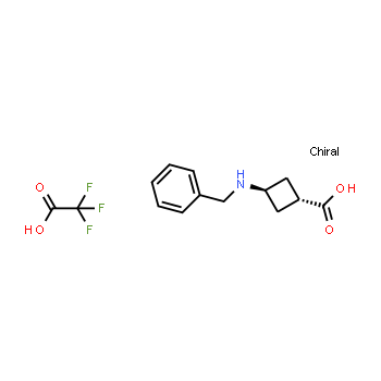 1523617-97-1 | trans-3-[(phenylmethyl)amino]cyclobutanecarboxylic acid tfa (1:1)