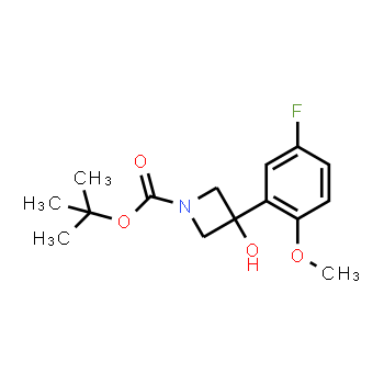 1546719-90-7 | tert-butyl 3-(5-fluoro-2-methoxyphenyl)-3-hydroxyazetidine-1-carboxylate