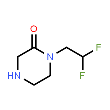 1548396-54-8 | 1-(2,2-difluoroethyl)piperazin-2-one