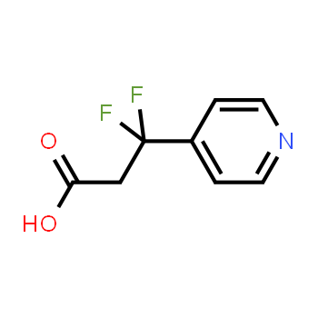 1550969-62-4 | 3,3-difluoro-3-(pyridin-4-yl)propanoic acid