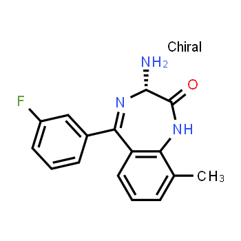 1584139-96-7 | (3S)-3-amino-5-(3-fluorophenyl)-9-methyl-2,3-dihydro-1H-1,4-benzodiazepin-2-one