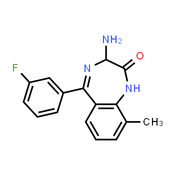 1584632-49-4 | 3-amino-5-(3-fluorophenyl)-9-methyl-2,3-dihydro-1H-1,4-benzodiazepin-2-one