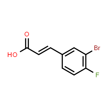 160434-49-1 | 3-Bromo-4-fluorocinnamic acid