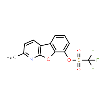 1609373-98-9 | 2-Methylbenzofuro [2,3-b]pyridine-8-yl trifluormethanesulfonate