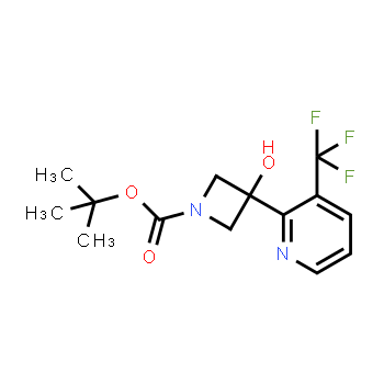 1609672-02-7 | tert-butyl 3-hydroxy-3-[3-(trifluoromethyl)pyridin-2-yl]azetidine-1-carboxylate