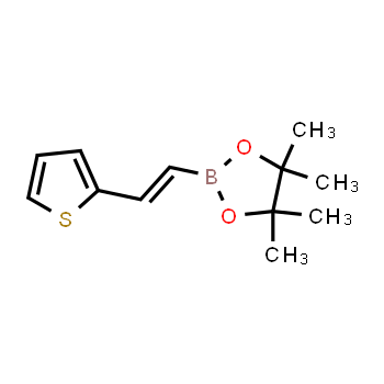 161395-82-0 | (E)-4,4,5,5-tetramethyl-2-(2-(thiophen-2-yl)vinyl)-1,3,2-dioxaborolane