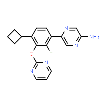 1621472-75-0 | 5-[4-cyclobutyl-2-fluoro-3-(pyrimidin-2-yloxy)phenyl]pyrazin-2-amine