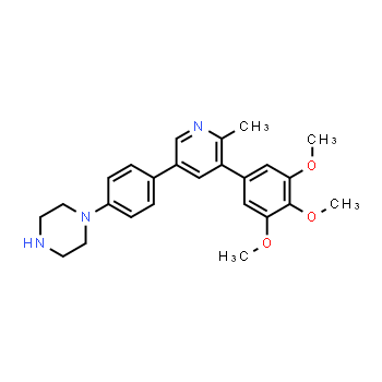 1627503-67-6 | 1-(4-(6-methyl-5-(3,4,5-trimethoxyphenyl)pyridin-3-yl)phenyl)piperazine