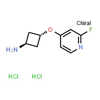 1630907-34-4 | cyclobutanamine, 3-(2-fluoropyridinyl-4-oxy)-, hydrochloride (1:2), trans-