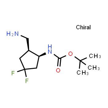 1638744-34-9 | tert-butyl N-[(1S,2S)-2-(aminomethyl)-4,4-difluorocyclopentyl]carbamate