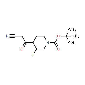 1638764-08-5 | tert-butyl 4-(2-cyanoacetyl)-3-fluoropiperidine-1-carboxylate