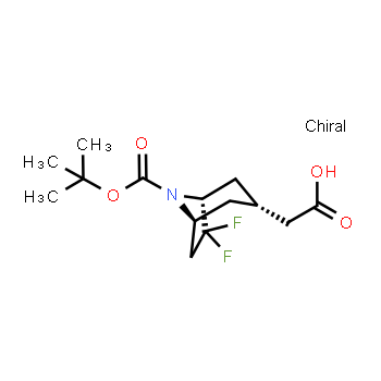 1638764-96-1 | exo-8-boc-6,6-difluoro-8-azabicyclo[3.2.1]octane-3-acetic acid