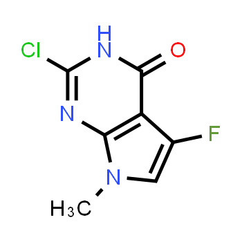 1638771-04-6 | 2-chloro-5-fluoro-7-methyl-3H,4H,7H-pyrrolo[2,3-d]pyrimidin-4-one