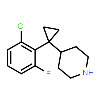 1638771-21-7 | 4-[1-(2-chloro-6-fluorophenyl)cyclopropyl]piperidine