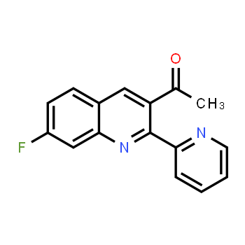 1639971-09-7 | 1-[7-fluoro-2-(pyridin-2-yl)quinolin-3-yl]ethan-1-one