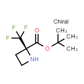 1643860-65-4 | 2-Azetidinecarboxylic acid, 2-(trifluoromethyl)-, 1,1-dimethylethyl ester, (2R)-