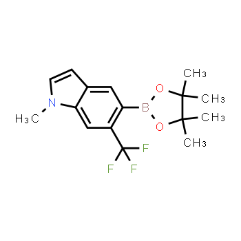 1649953-48-9 | 1-methyl-5-(4,4,5,5-tetramethyl-1,3,2-dioxaborolan-2-yl)-6-(trifluoromethyl)-1H-indole