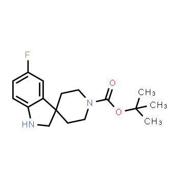 167484-91-5 | tert-butyl 5-fluorospiro[indoline-3,4'-piperidine]-1'-carboxylate