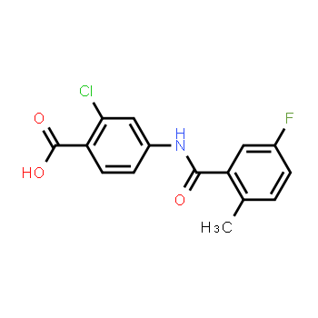 168080-49-7 | 2-Chloro-4-(5-fluoro-2-methylbenzamido)benzoic acid