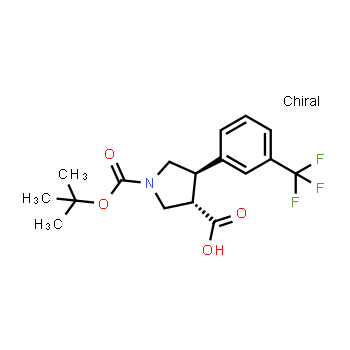 169248-97-9 | trans-1-boc-4-(3-trifluoromethylphenyl)-pyrrolidine-3-carboxylic acid