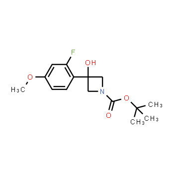 1696952-61-0 | tert-butyl 3-(2-fluoro-4-methoxyphenyl)-3-hydroxyazetidine-1-carboxylate