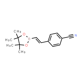 172512-93-5 | (E)-4-(2-(4,4,5,5-tetramethyl-1,3,2-dioxaborolan-2-yl)vinyl)benzonitrile