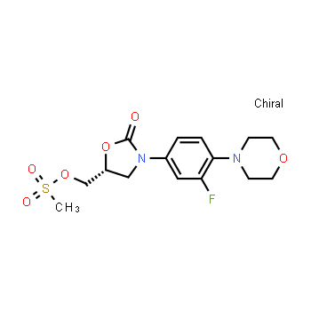 174649-09-3 | (R)-[3-(3-Fluoro-4-morpholinophenyl)-2-oxo-5-oxazolidinyl]methyl methanesulfonate