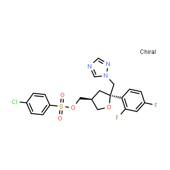 175712-02-4 | ((3S,5R)-5-((1H-1,2,4-triazol-1-yl)methyl)-5-(2,4-difluorophenyl)tetrahydrofuran-3-yl)methyl 4-chlorobenzenesulfonate