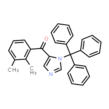 176721-02-1 | (2,3-dimethylphenyl)-(3-tritylimidazol-4-yl)methanone