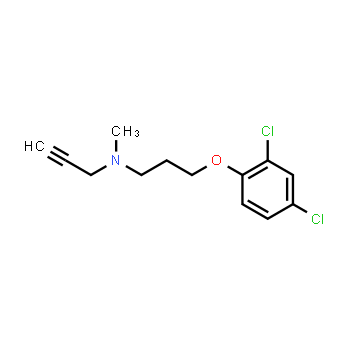 17780-75-5 | N-(3-(2,4-dichlorophenoxy)propyl)-N-methylprop-2-yn-1-amine