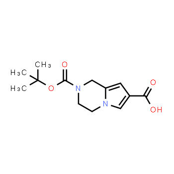 1782248-68-3 | 2-[(tert-butoxy)carbonyl]-1H,2H,3H,4H-pyrrolo[1,2-a]pyrazine-7-carboxylic acid