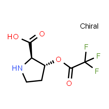 1788054-78-3 | (2R,3R)-rel-3-(2,2,2-Trifluoroacetoxy)pyrrolidine-2-carboxylic acid