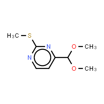 180869-36-7 | 2-methylthiopyrimidine-4-carboxaldehyde dimethyl acetal