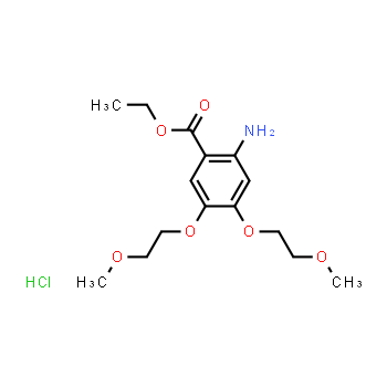 183322-17-0 | 2-amino-4,5-bis(2-methoxyethoxy)benzoic acid ethyl ester hydrochloride