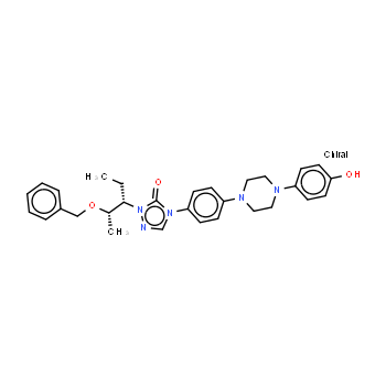 184177-83-1 | 2-[(1S,2S)-1-Ethyl-2-bezyloxypropyl]-2,4-dihydro-4-[4-[4-(4-hydroxyphenyl)-1-piperazinyl]phenyl]-3H-1,2,4-triazol-3-one