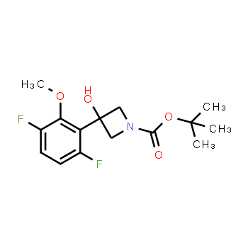 1872383-15-7 | tert-butyl 3-(3,6-difluoro-2-methoxyphenyl)-3-hydroxyazetidine-1-carboxylate